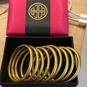 Elegant Gold Bangles Set